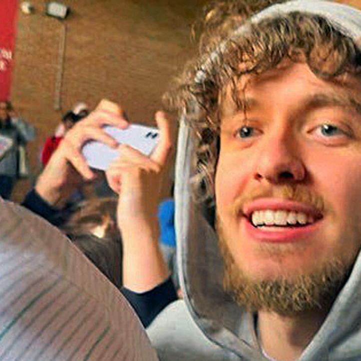 Jack Harlow visits Ballard High School on Thursday, April 27, 2023